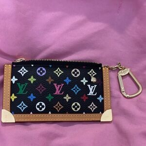 Louis Vuitton Black Takashi  Murakami Key pouch